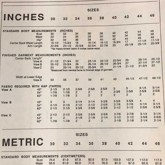 Vintage Stretch & Sew 1092 Blouson & Peplum Jacket Sewing‎ Pattern Bust Sz 30-46 - Picture 9 of 11